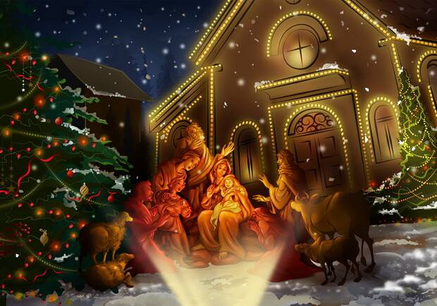 Поздравления и открытки с католическим Рождеством 25 декабря 2021 года