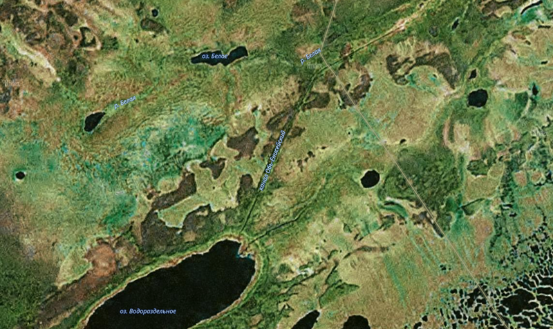 Заброшенный канал между Енисеем и Обью