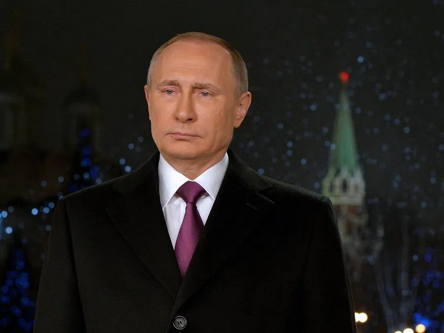 Путин выступил с новогодним видеоборащением к россиянам в канун 2022 года