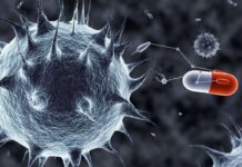 Процесс уничтожения микробов и вирусов