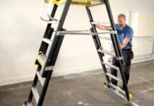 Как выбрать стальную стремянку: виды и характеристики